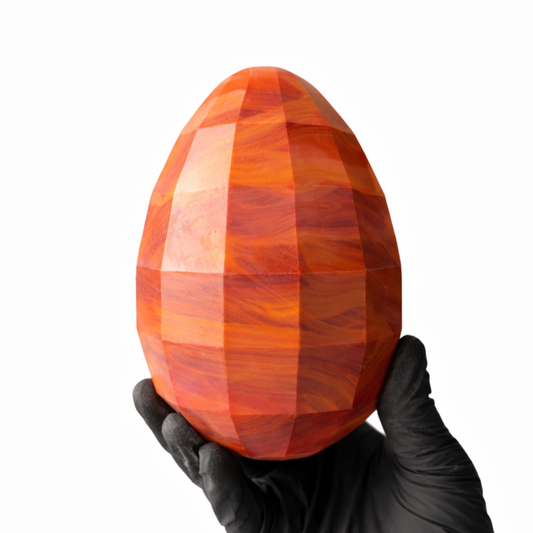 Huevo de Pascua Pintado | Chocolate Semiamargo con Crunchie