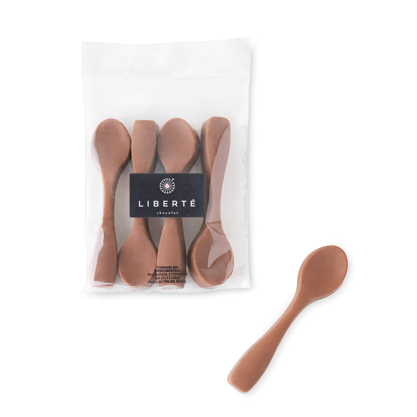 Cucharitas De Chocolate De Leche Pack 4 un.