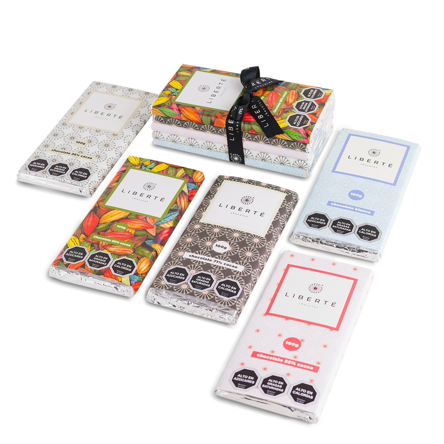 Tabletas De Chocolate 100 Gr Pack 5 Unidades.