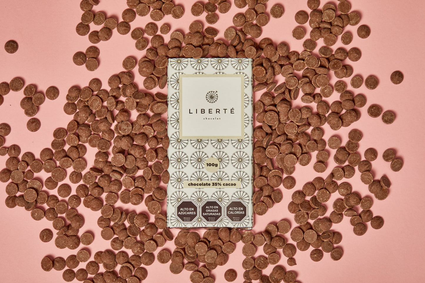 Tableta de Chocolate de Leche 35% Cacao 100 Gr