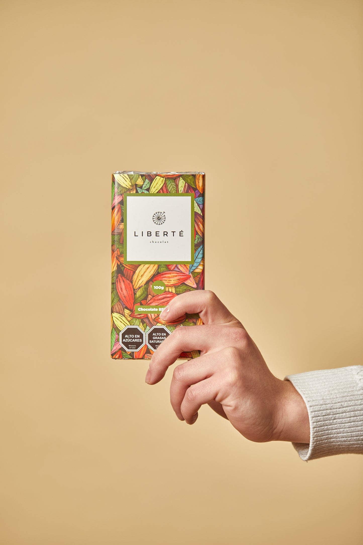 Tableta de Chocolate Amargo 85% Cacao 100 Gr