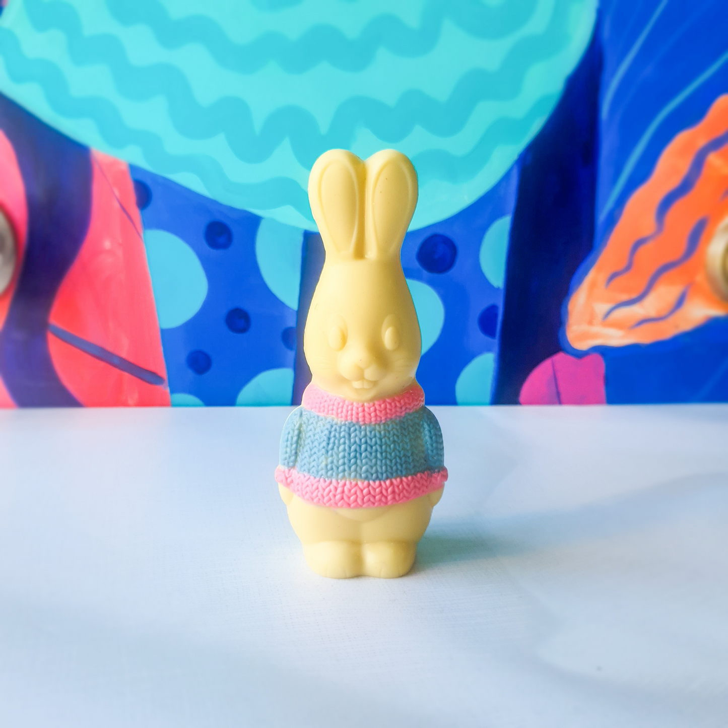 Conejito de Pascua de Chocolate Blanco