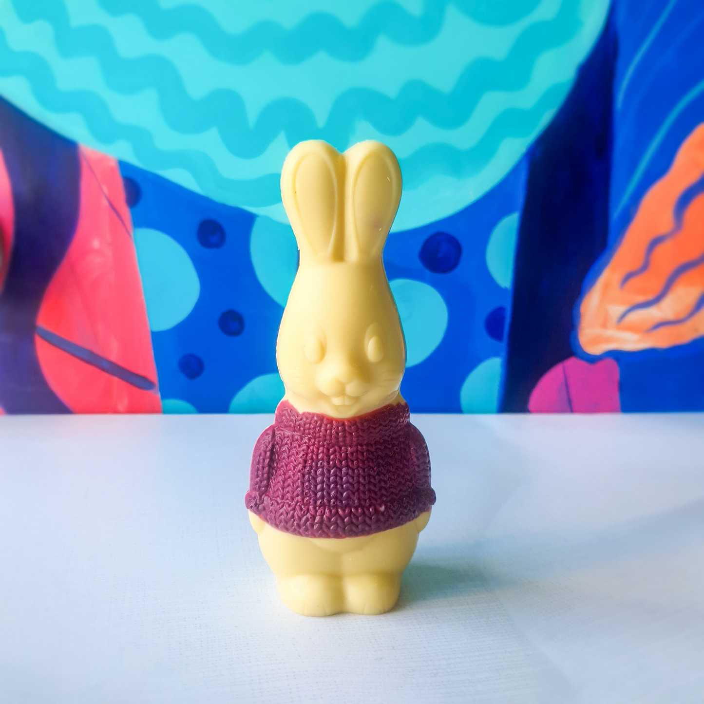 Conejito de Pascua de Chocolate Blanco