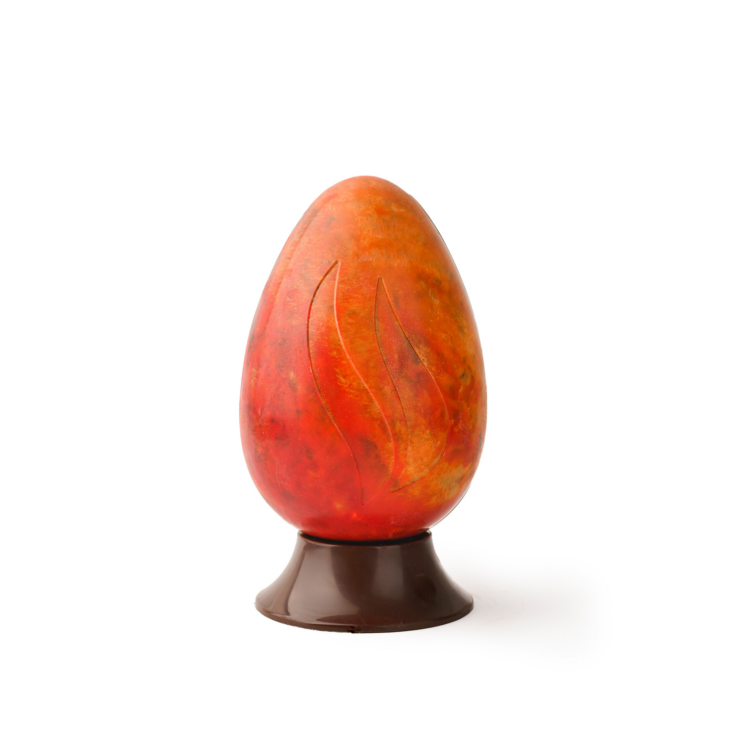 Huevo de Pascua Gigante Pintado a Mano | Chocolate Belga Semiamargo