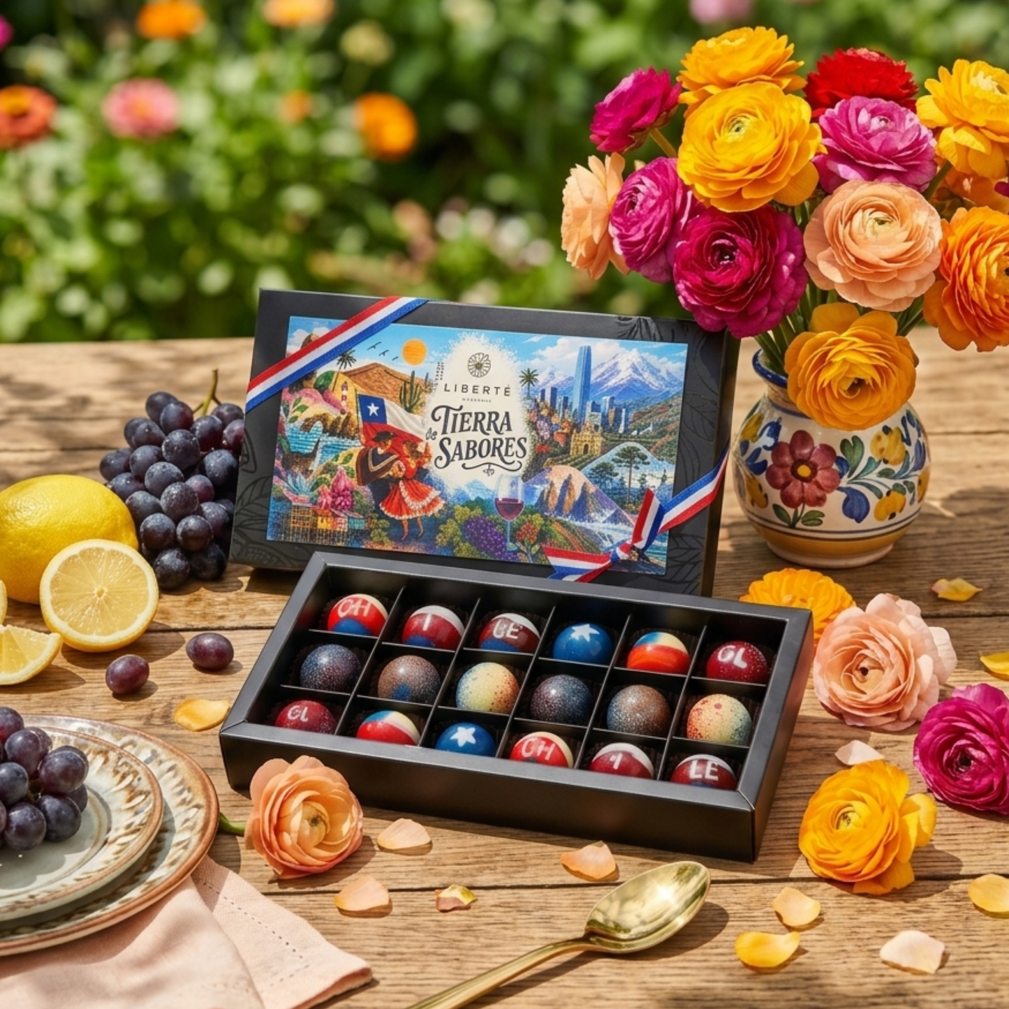 Tierra de Sabores · Caja de 18 Bombones