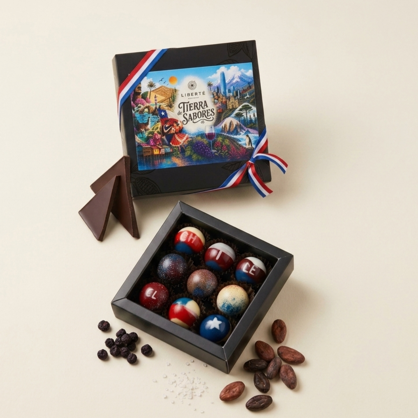 Tierra de Sabores · Caja de 9 Bombones