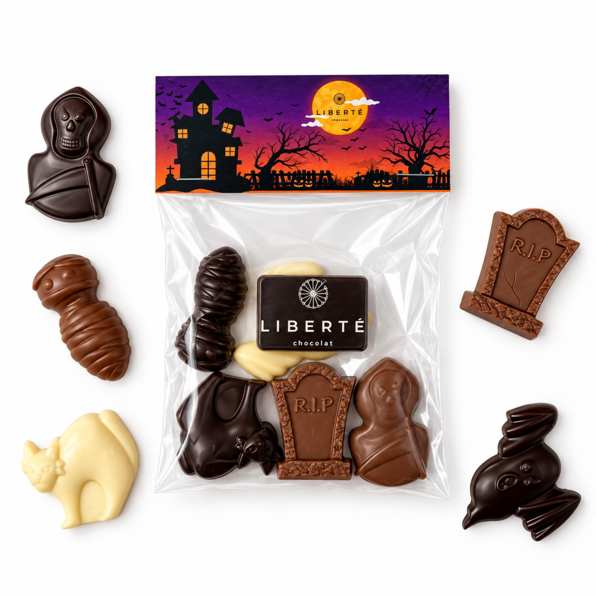 Bolsita Chocolates Halloween - 5 unidades