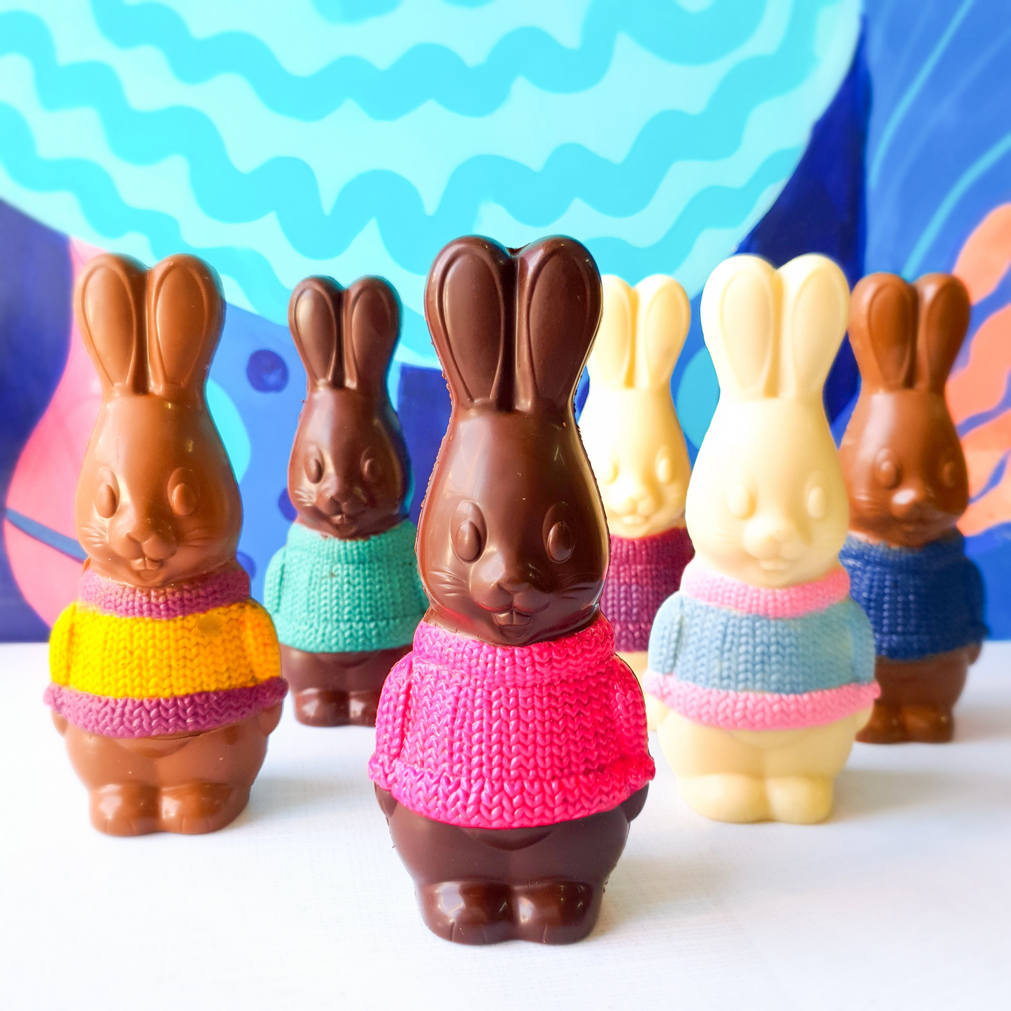 Conejito de Pascua de Chocolate Vegano de Leche