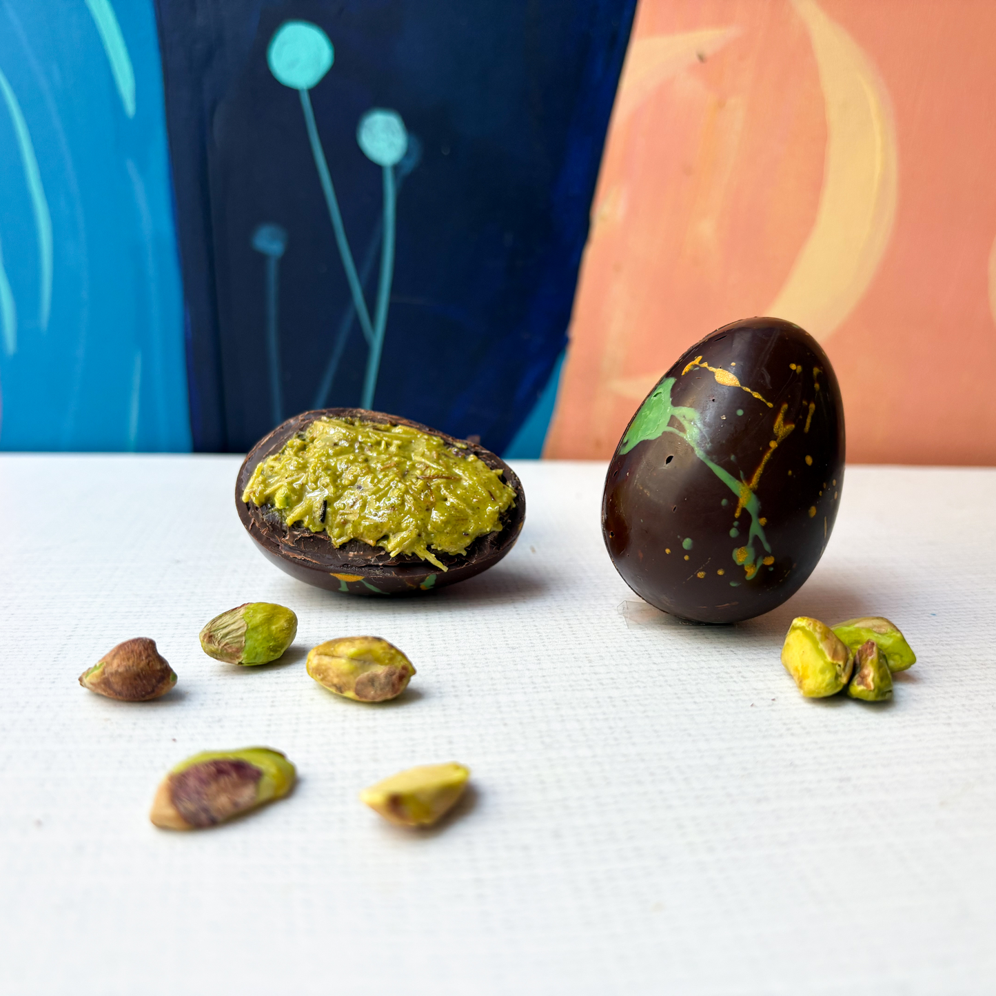 Huevito De Pascua Relleno De Pistacho Viral de Dubái