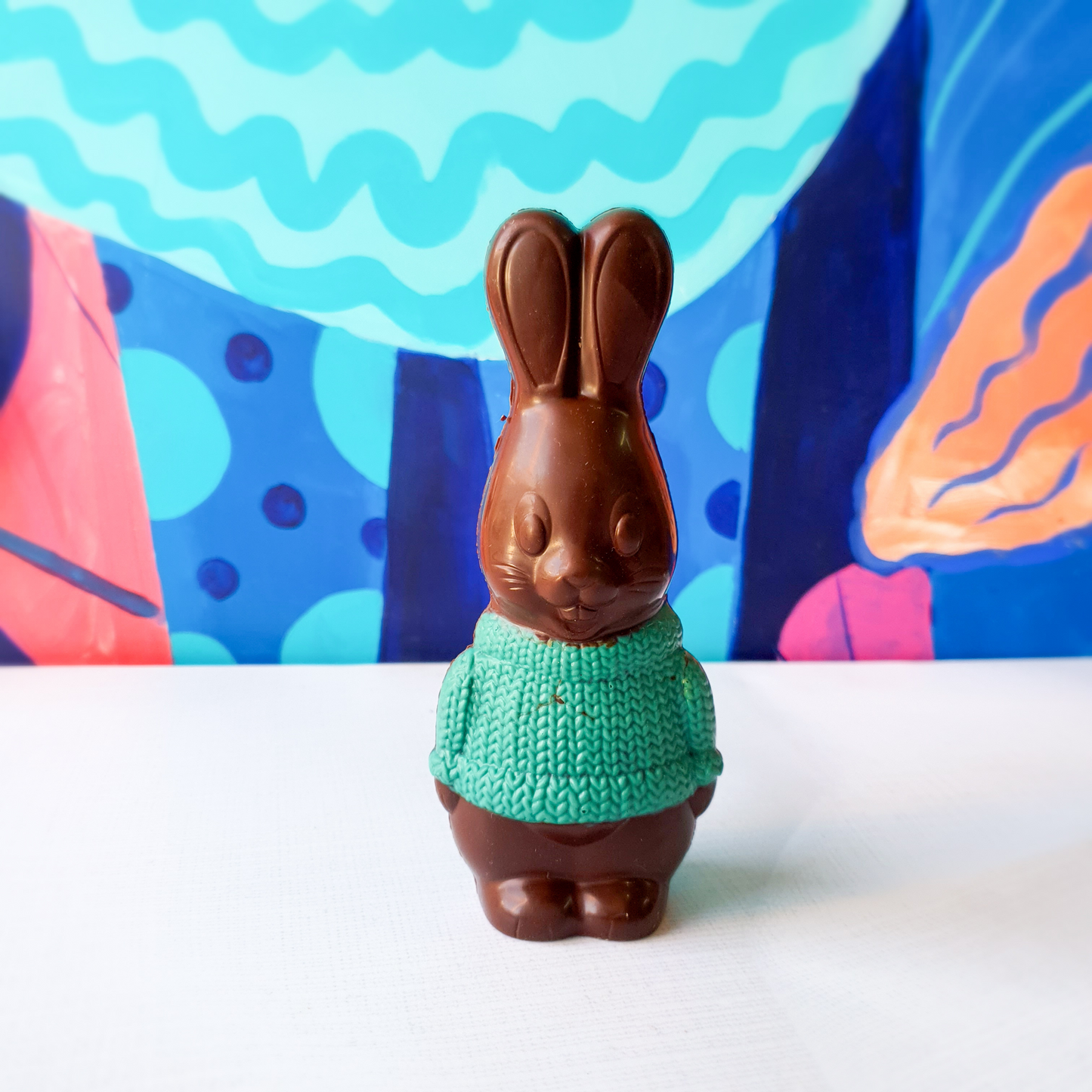 Conejito de Pascua de Chocolate Vegano Semiamargo