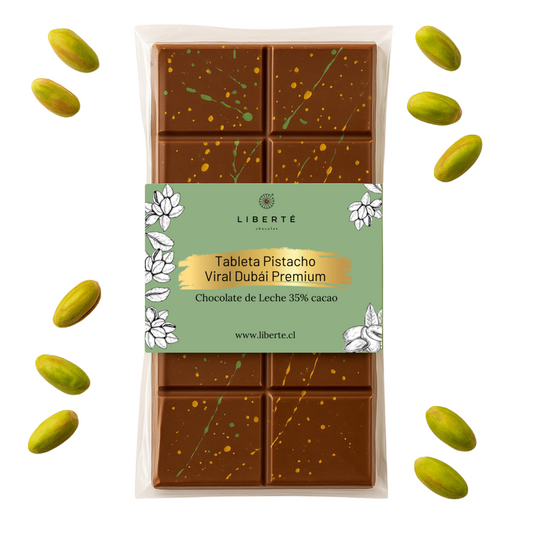 Tableta Viral de Dubái Leche - Pistacho Habibi