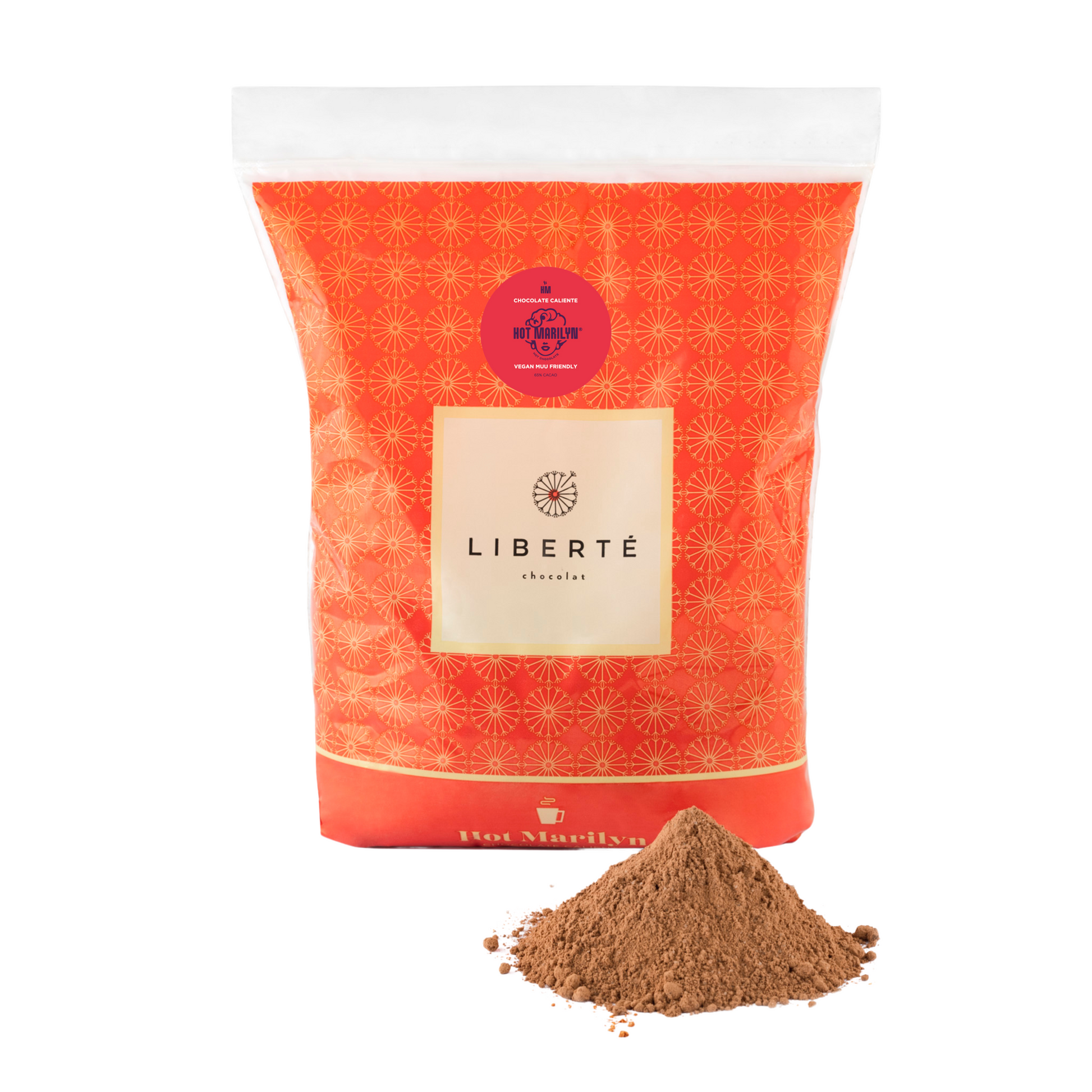 Bolsa de chocolate caliente vegano Hot Marilyn Vegan Muu Friendly 