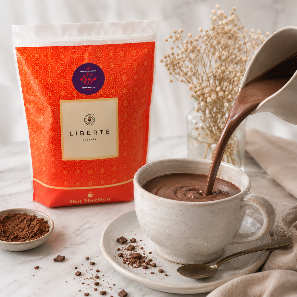 Chocolate caliente Hot Marilyn para cafeterías1