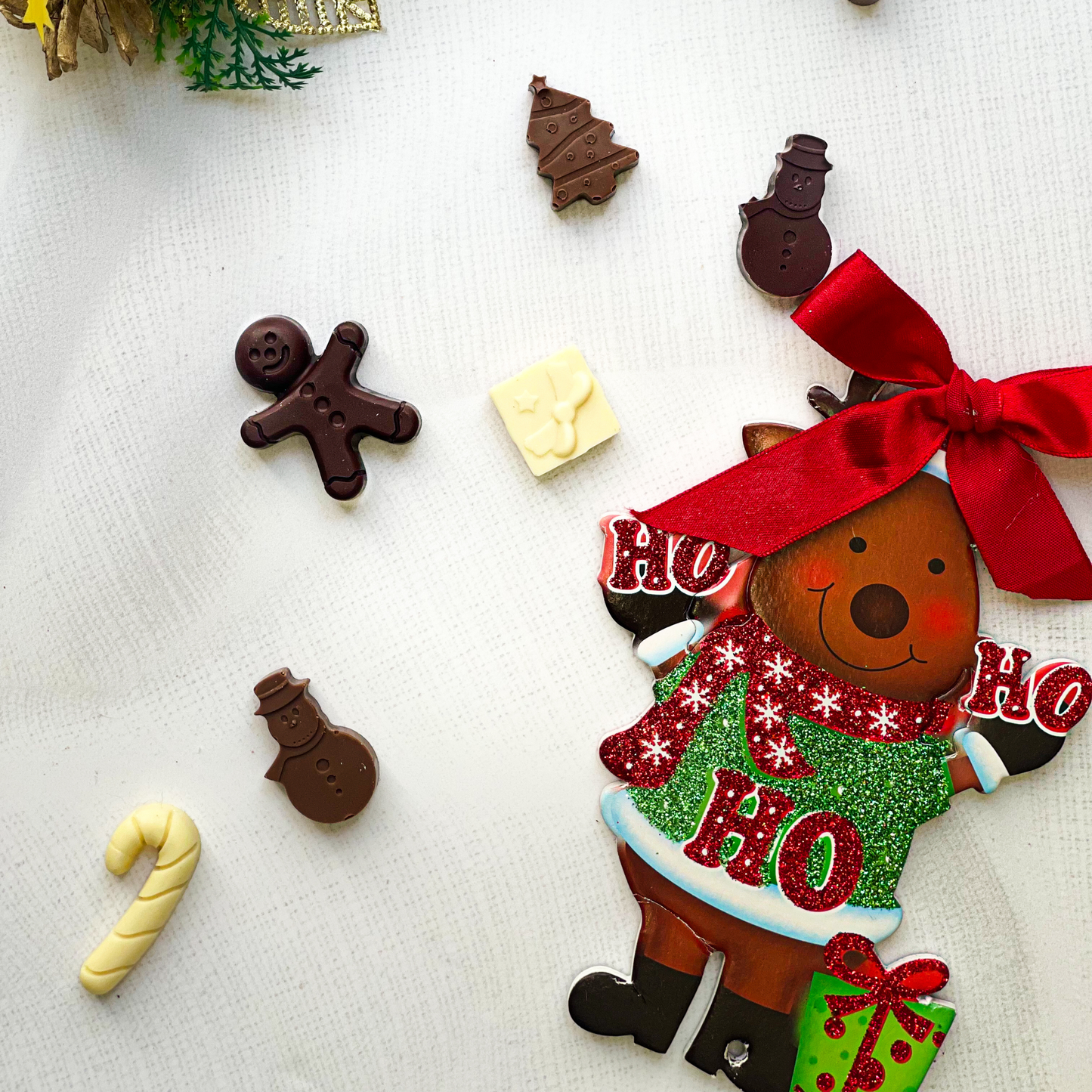 Bolsa de Figuritas Navideñas de Chocolate Belga