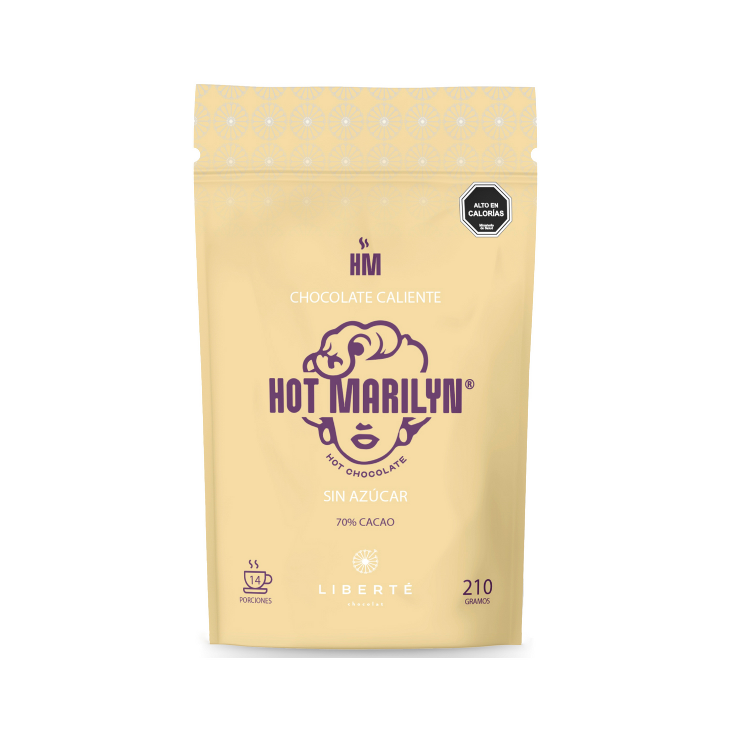 Chocolate Caliente Hot Marilyn Sin Azúcar Doypack 210 gramos