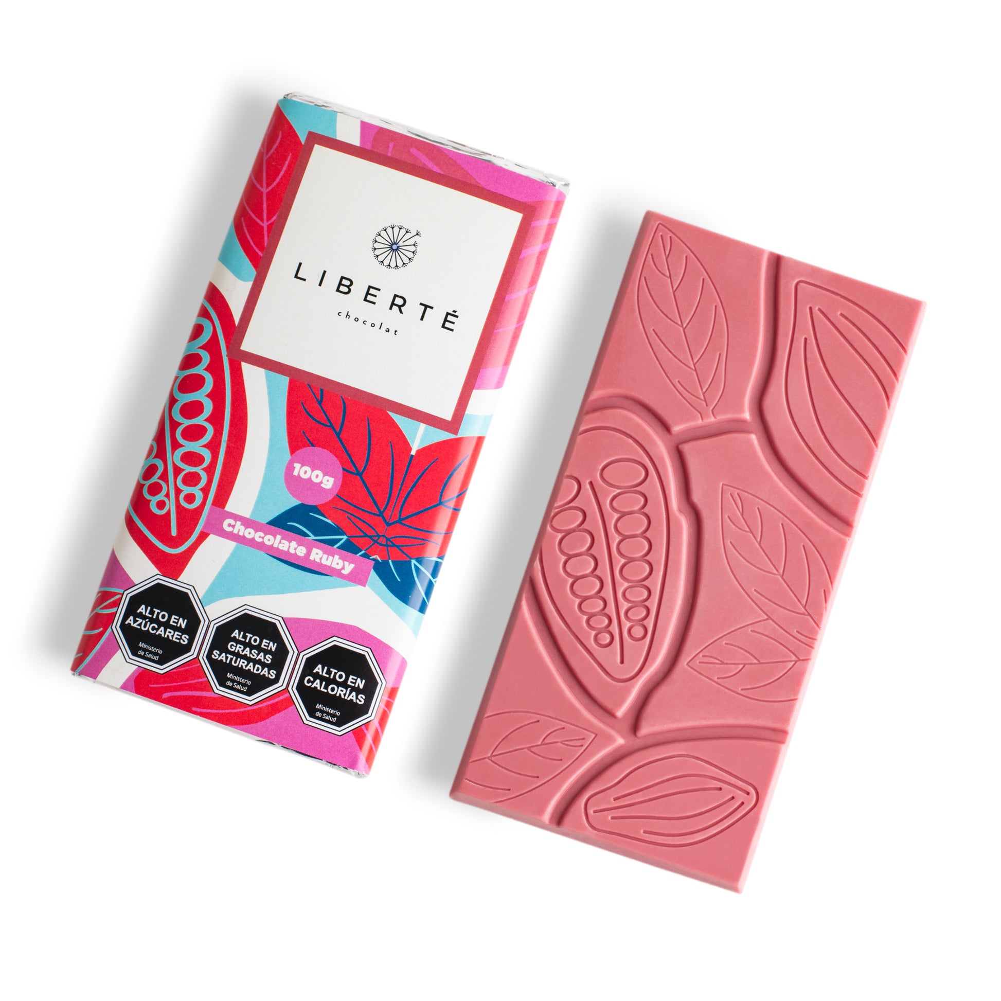 Tableta de Chocolate Ruby 100 Gr – Liberté Chocolat