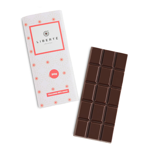 Mini Tableta De Chocolate Semi Amargo 55% Cacao
