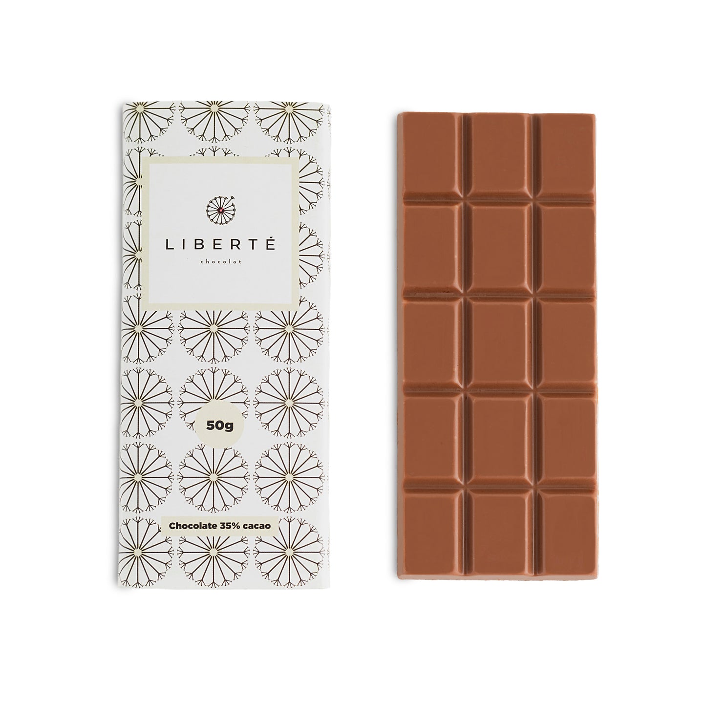 Mini Tableta De Chocolate De Leche 35% Cacao