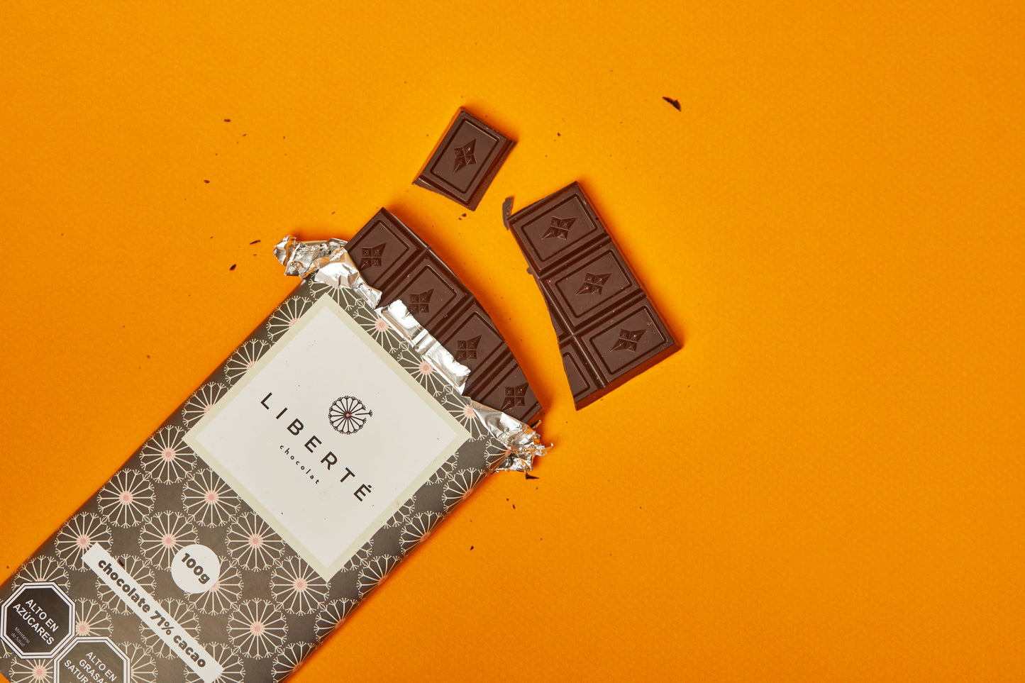 Tableta de Chocolate Amargo 71% Cacao 100 Gr